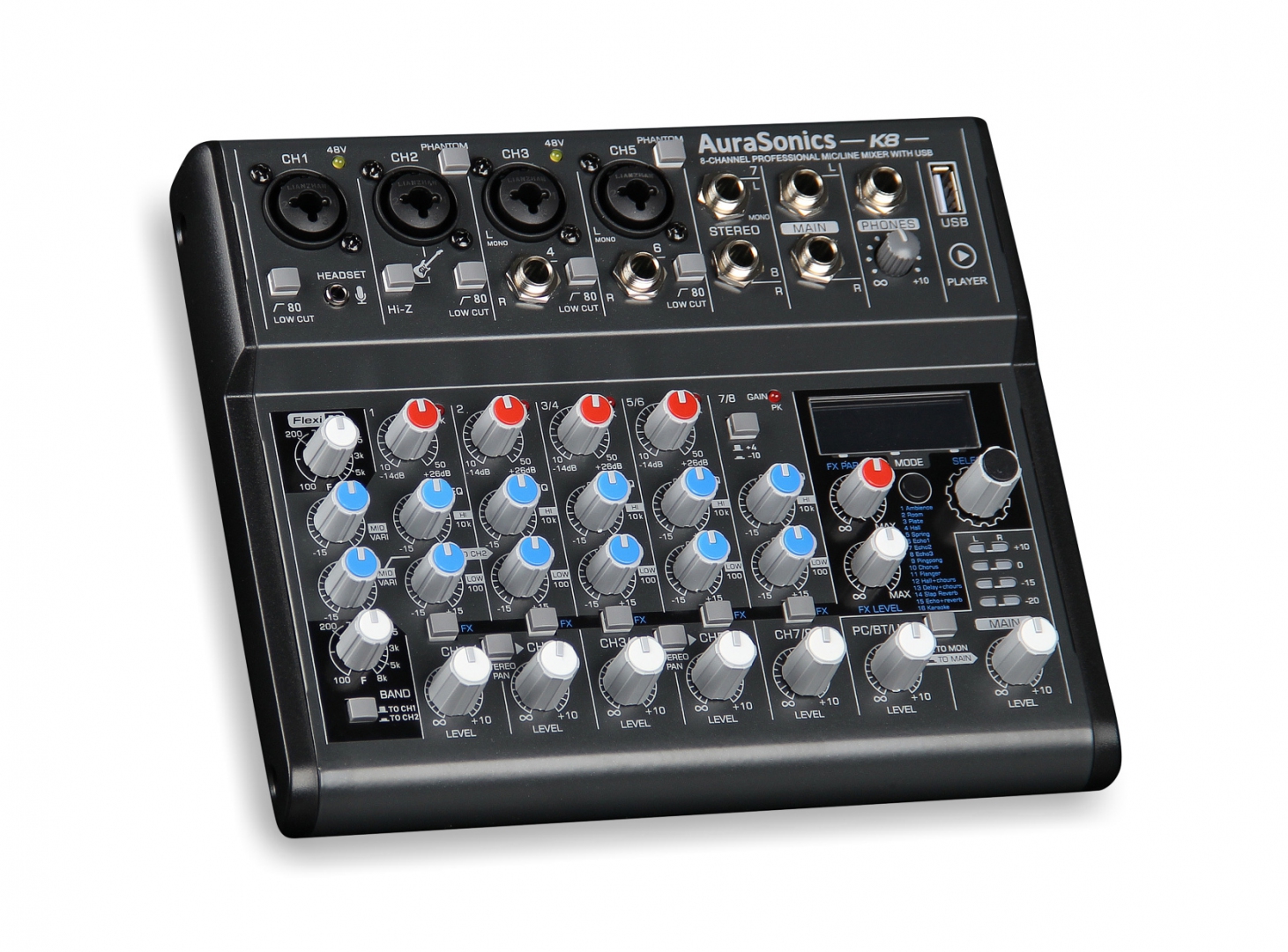 AuraSonics K8 компактный микшерный пульт в Канаше