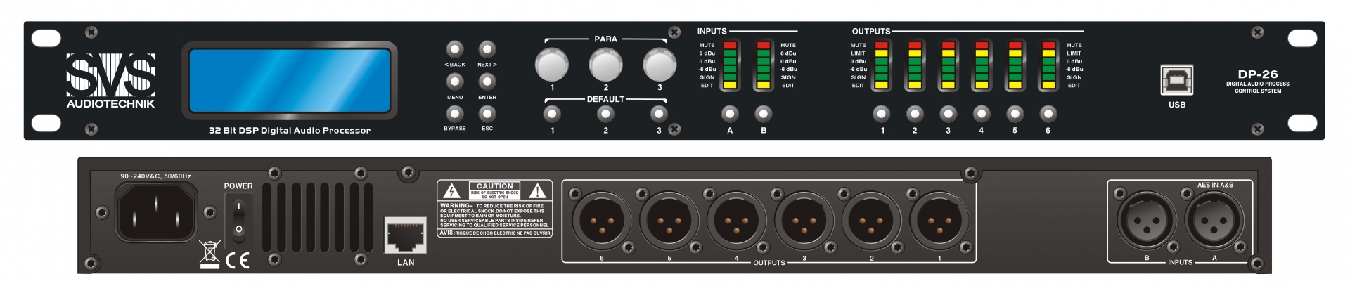 SVS Audiotechnik DP-26 Цифровой процессор: 2 входа 6 выходов в Канаше