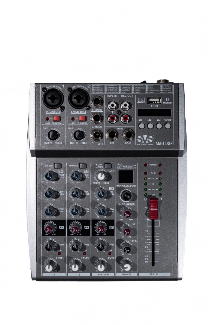 SVS Audiotechnik mixers AM-4 DSP Аналоговый микшерный пульт, 4-канала в Канаше