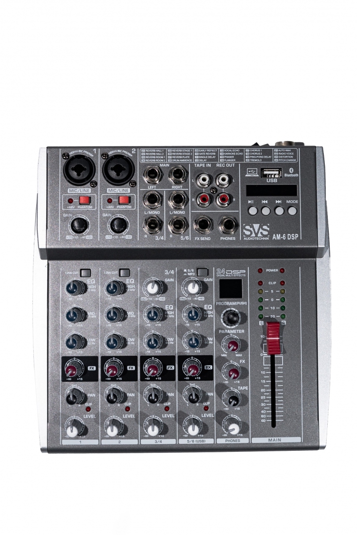 SVS Audiotechnik mixers AM-6 DSP Микшерный пульт аналоговый, 6-канальный SVS Audiotechnik mixers в Канаше